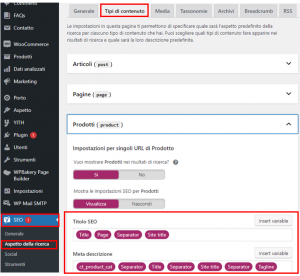 esempio seo prodotti woocommerce